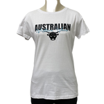 White/Black Ladies AWW Logo Short Sleeve Shirt ON SALE