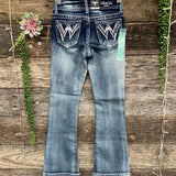 Girls Metallic Western Grace In La Bootcut Jeans SIZE 7 ON SALE