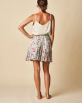 Cottage Floral Cherrylane Crinkle Flair Skirt CLEARANCE SALE