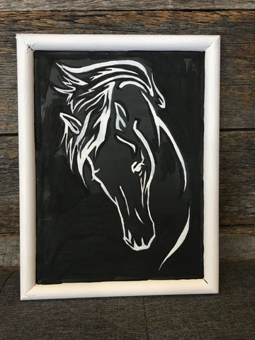 Horse Head Sign by Colby Designs