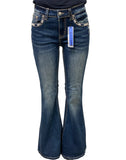 Longhorn Grace In LA Mid-Rise Flare Jeans