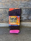 Women's Heat Control Thermal Crew Cut Coloured Socks CLEARANCE SALE