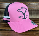 Yellowstone Dutton Ranch Hot Pink Snapback Trucker Cap RESTOCKED