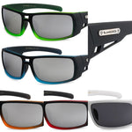 Mens Slim Fader Chrome Lense BioHazard Optics Sunglasses VARIOUS COLOURS