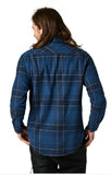 Fox Dark Indigo Traildust 2.0 Long Sleeve Flannel Shirt ON SALE