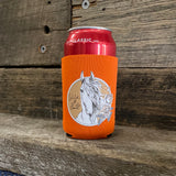 Wild At Heart Orange AWW Graphic Stubby Cooler NEW