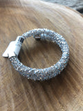 Silver Crystal Rhinestone Cuff/Bracelet