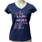 "Pour the bottle in a bucket kinda day" Beth Dutton Navy/Pink Yellowstone Shirt