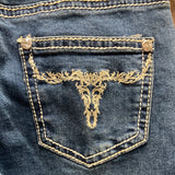 Longhorn Cowgirl Hardware Girls Jeans Size 7 & 16 left ON SALE