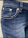 Fleur De Lis Hipster Short Leg 32' Bootcut Grace In LA Jeans AU8-AU16 Left
