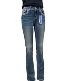 Western Yoke Grace In LA Mid-Rise Bootcut Jeans