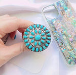 Turquoise Stone Concho Phone Pop Socket -VARIOUS DESIGNS ON SALE