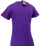 Sunset Horse Ladies Purple AWW SS Graphic Shirt