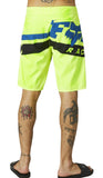 Wrapped Fluro Yellow Fox Racing 21” Board Shorts CLEARANCE SALE