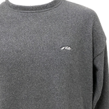 Mens Rusty Out West Dark Grey Marle Knit Jumper ON SALE