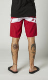 Mens Chilli Red Wrapped Fox Racing 21” Boardshorts CLEARANCE SALE