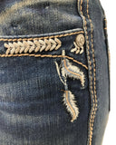 Longhorn Grace In LA Mid-Rise Flare Jeans