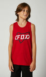 Youth Fox Cyclops Tank  Boys Short Sleeve Chilli Red ON SALE