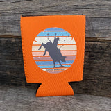 Bucking Bull Orange AWW Graphic Stubby Cooler NEW