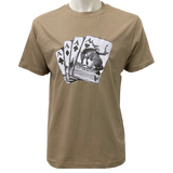 Bronc Cards Men's Stone AWW SS Graphic Shirt ON SALE