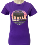 Sunset Horse Ladies Purple AWW Shirt AU6, AU8 & AU14 Left ON SALE