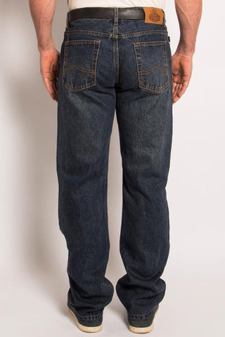 Hemp Mens Straight Leg Dark Denim Jeans CLEARANCE SALE